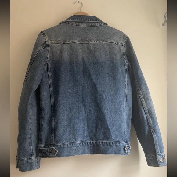 Men's Next Denim Jacket Size Small Great Used Condition Light Blue Wash - Picture 10 of 15